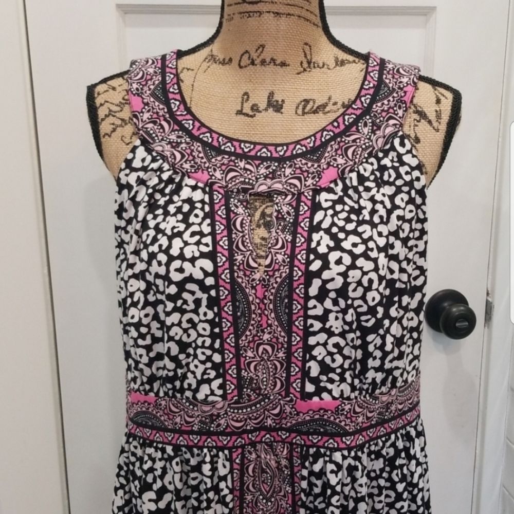 Halter-style dress with empire waist